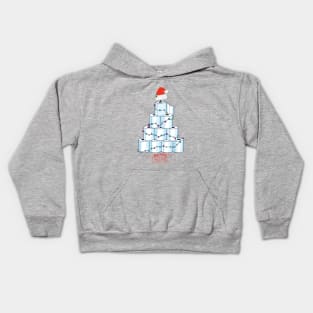 Toilet Paper Christmas Tree 2020 Kids Hoodie